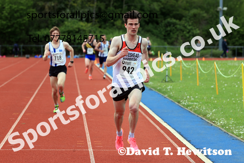 5000 metres, 2026 North Eastern Track and Field Champs, Shildon, County Durham. Photo: David T. Hewitson/Sports for All Pics